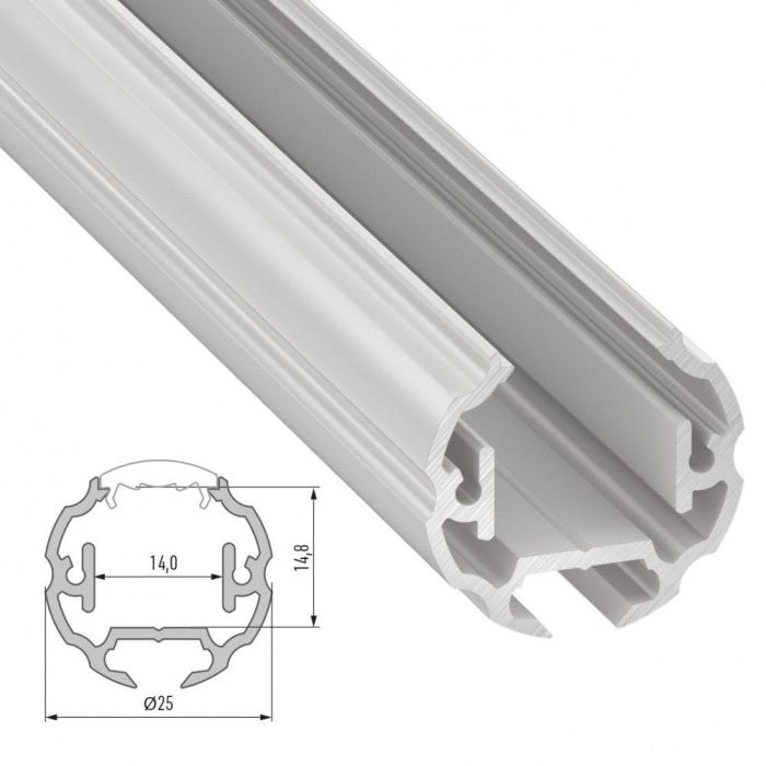 Perfíl Aluminio Tipo COSMO 2,02M - Bruto 1 Perfíl Aluminio Tipo COSMO 2,02M - Bruto 1