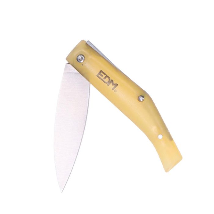 Edm Navaja ANETO Plegable Mango Plástico Acero Inoxidable Profesional 22cm Marrón 1