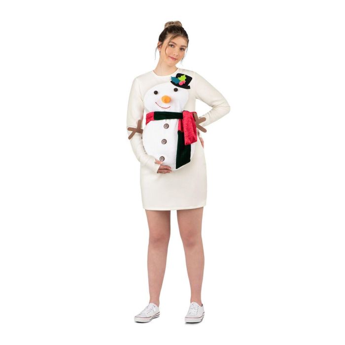 Disfraz muñeco de nieve talla unica adult (vestido y fajín) 6 Disfraz muñeco de nieve talla unica adult (vestido y fajín) 6