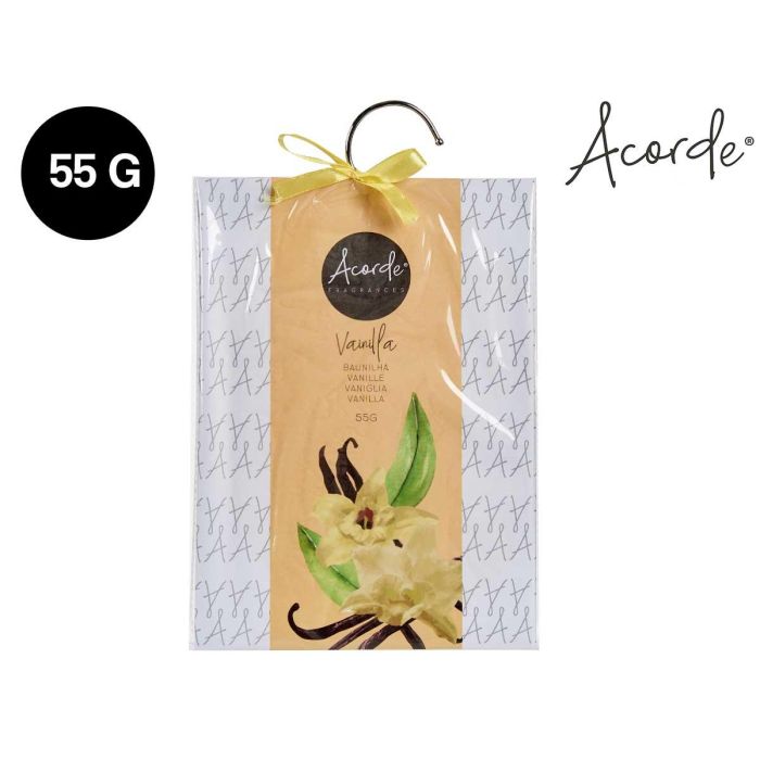 Bolsa Aromática Vainilla 55 gr Acorde - 16.5x28x0.4 cm (36 Unidades) 1