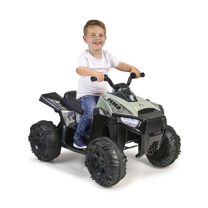 Feber Quad de Batería 12V Modelo Boxer - Vehículo Infantil con Medidas 59x58x85,5 cm, para Niños +3 Años 1