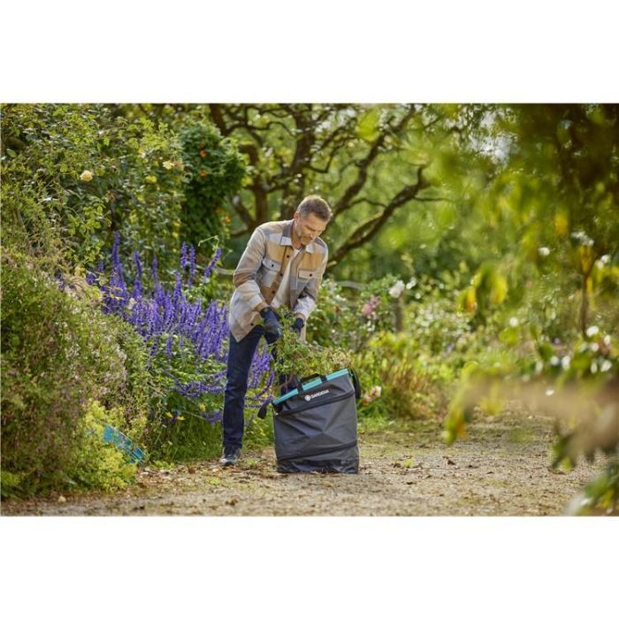 Gardena 11715-20 Saco de jardín popup 127 l para hojas y residuos, 70% poliéster reciclado 7