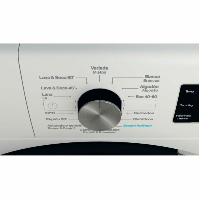 Lavadora - Secadora Whirlpool Corporation FFWDB964489BVSP 1400 rpm 9 kg 6 Kg 4 Lavadora - Secadora Whirlpool Corporation FFWDB964489BVSP 1400 rpm 9 kg 6 Kg 4