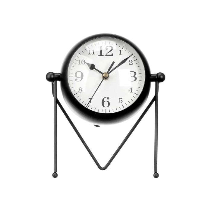 Reloj Forja Esfera Ovalada Espejo Negro 21 cm - Giftdecor (4 Unidades) 2