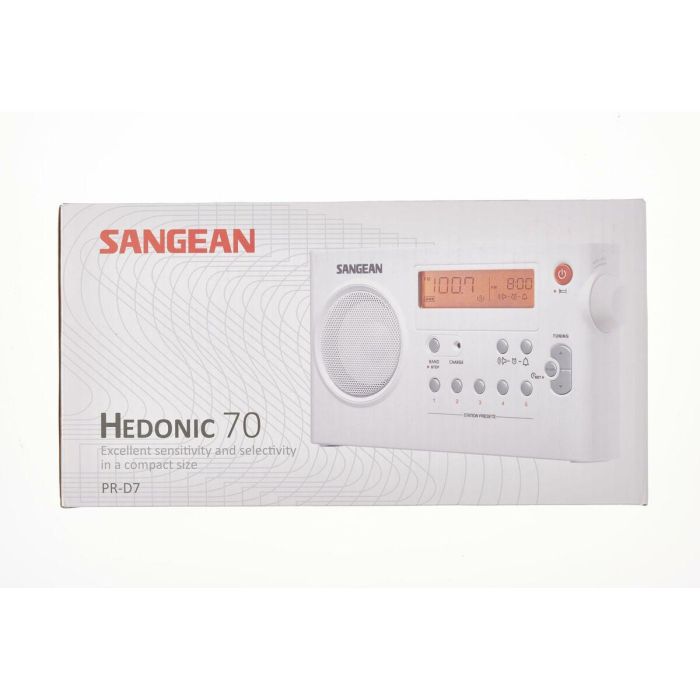 Radio Portátil Digital Sangean PR-D7 Blanco 4 Radio Portátil Digital Sangean PR-D7 Blanco 4