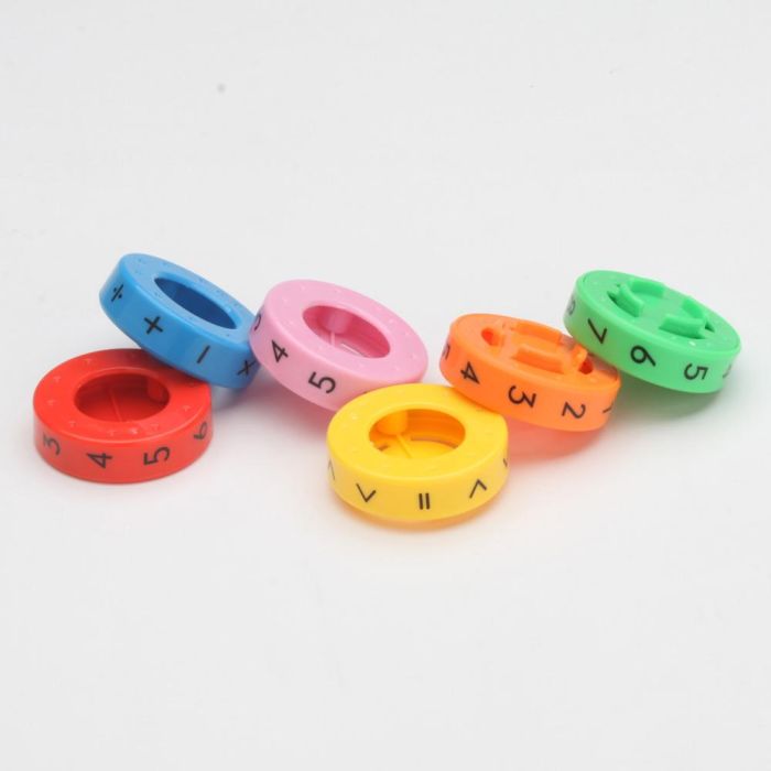 Jeux 2 momes Rollo Matemático Desmontable para Aprender Sumas, Restas, Multiplicaciones y Divisiones, Juguete Educativo para Mayores de 5 Años 1