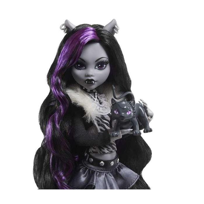 Muñeca monster high reel drama clawdeen en blanco y negro. 3 Muñeca monster high reel drama clawdeen en blanco y negro. 3