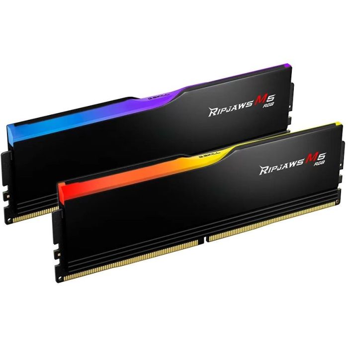 G.Skill F5-6000J3636F16GX2-RM5RK Ripjaws M5 RGB DDR5 32GB (2x16GB) 6000MHz CL36 Intel XMP para PC 2 G.Skill F5-6000J3636F16GX2-RM5RK Ripjaws M5 RGB DDR5 32GB (2x16GB) 6000MHz CL36 Intel XMP para PC 2