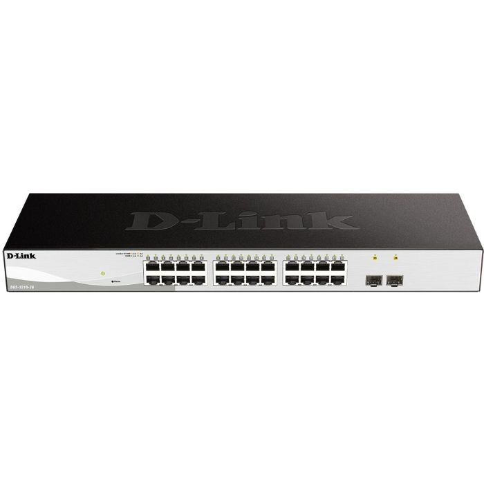 D-Link DGS-1210-26/E Switch Smart Plus 26 Puertos Gigabit (24x RJ-45, 2x SFP) con Routing Layer 3 Estático