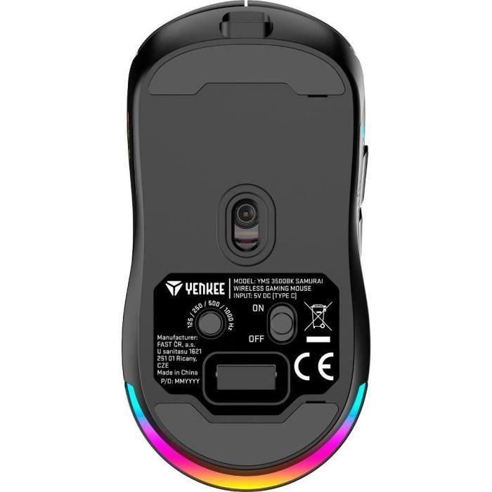 Ratón inalámbrico para juegos - SAMURAI - YENKEE - YMS 3500BK 3 Ratón inalámbrico para juegos - SAMURAI - YENKEE - YMS 3500BK 3