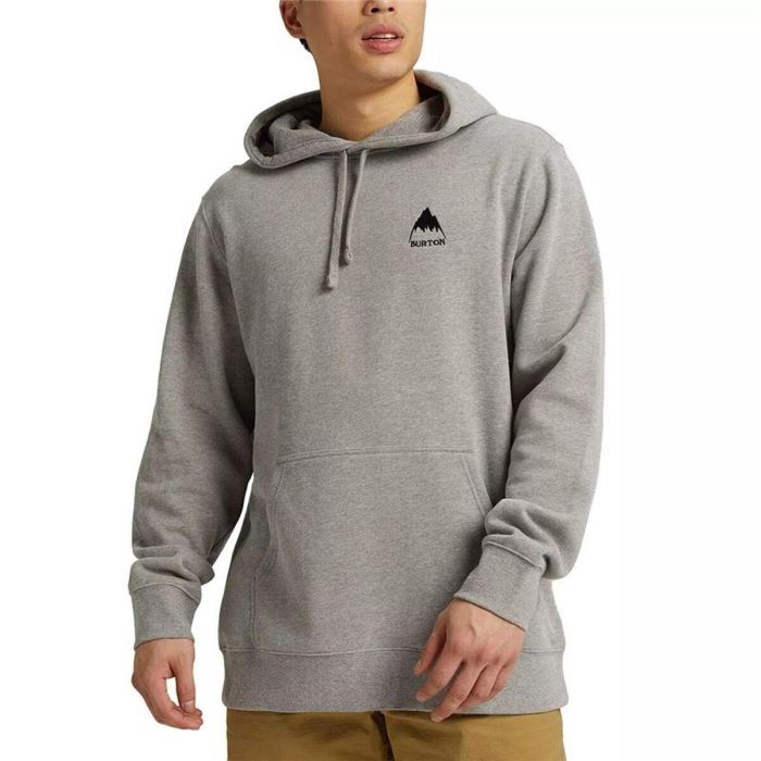 Sudadera con Capucha Hombre Burton Mountain Pullover Hoodie Gris claro S 2