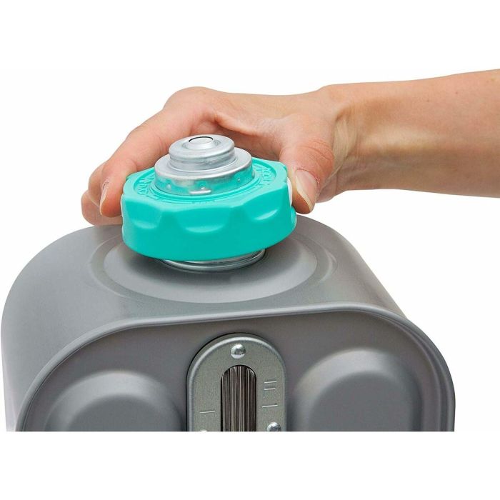 Qlima Estufa de Gasoleo Electrónica SRE 9046C2 - Hasta 54 m² - Depósito 9L - Silenciosa - Blanco y Negro 2