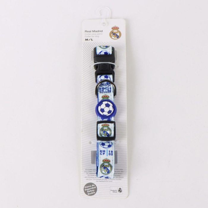 Cerdá T4M:M/L Collar para Perros Real Madrid Talla M-L Azul 3