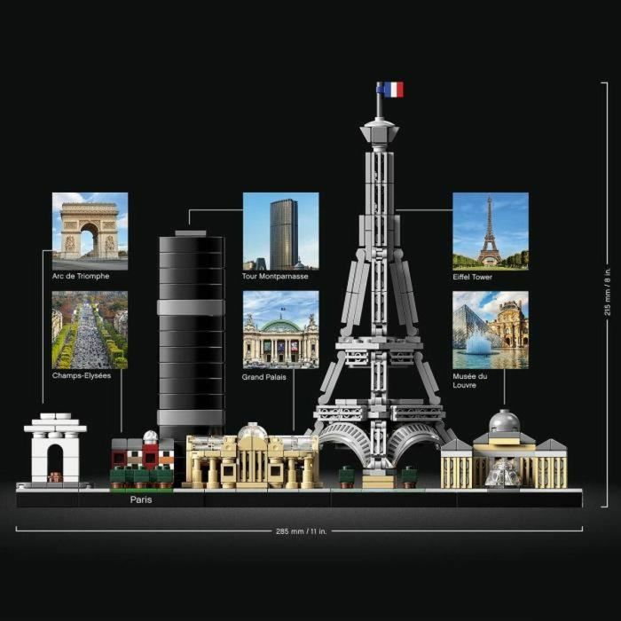LEGO 21044 Architecture París Skyline Collection Set de Construcción para +12 Años 2 LEGO 21044 Architecture París Skyline Collection Set de Construcción para +12 Años 2