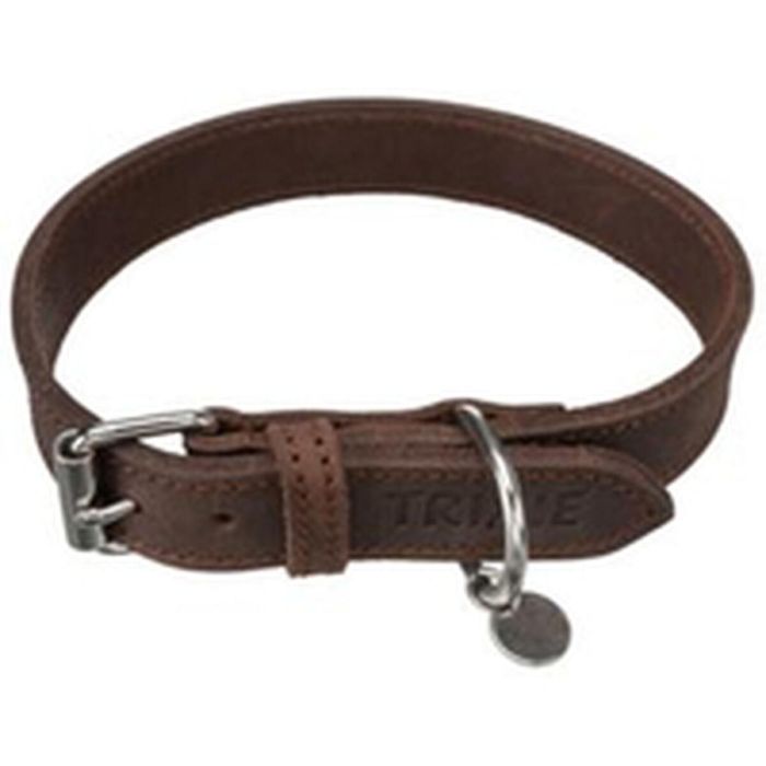 Collar para Perro Trixie Rustic Gris M/L 42-48 cm 10