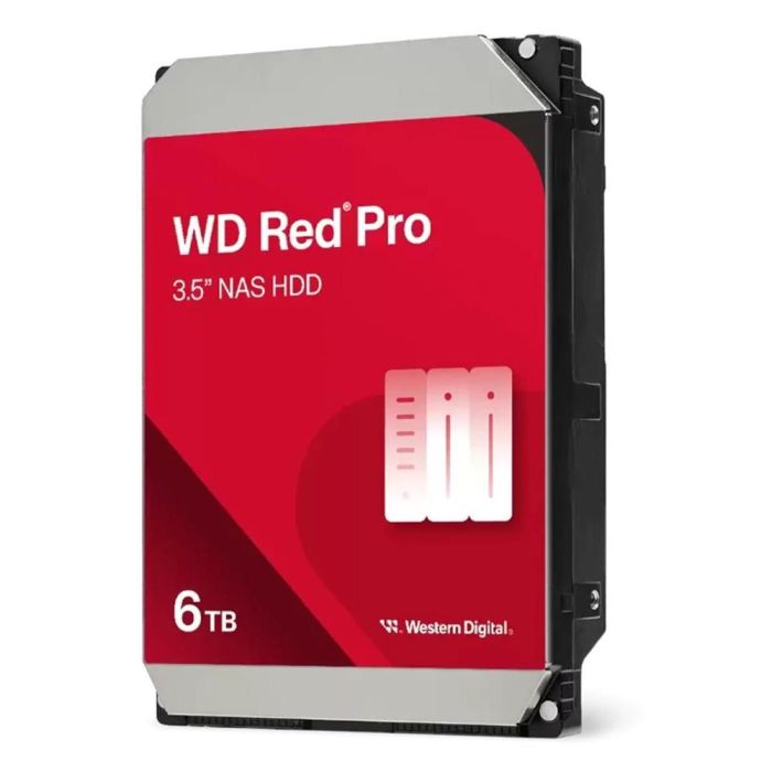 Western Digital Red Pro Disco Duro Interno 6 TB 7200 RPM 256 MB 3.5" SATA