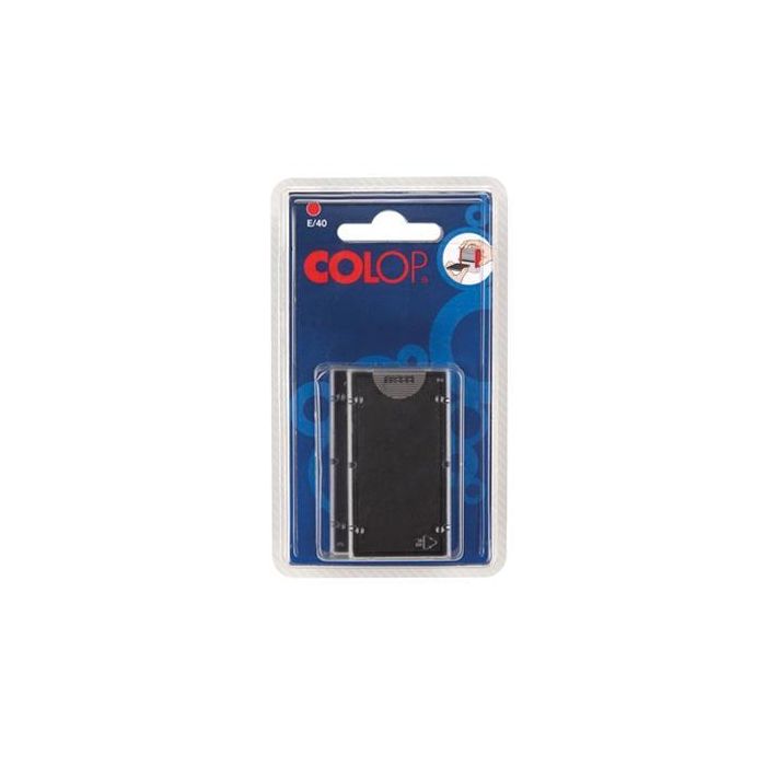 Colop Almohadilla E-55 Rojo Blister -2U-