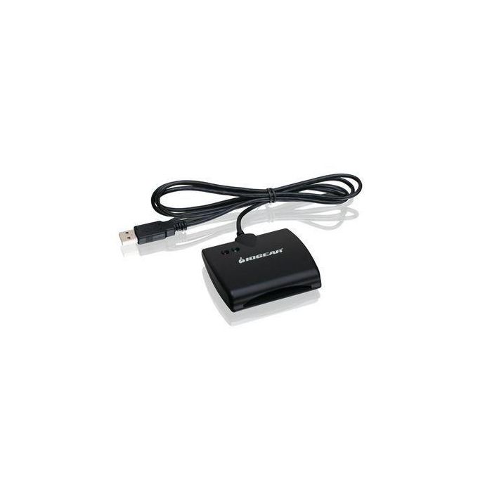 IOGEAR Lector de Tarjetas Inteligentes USB FIPS 201 Certificado EMV 2000 Nivel 1 para Seguridad, Almacenamiento de Datos y Autenticación