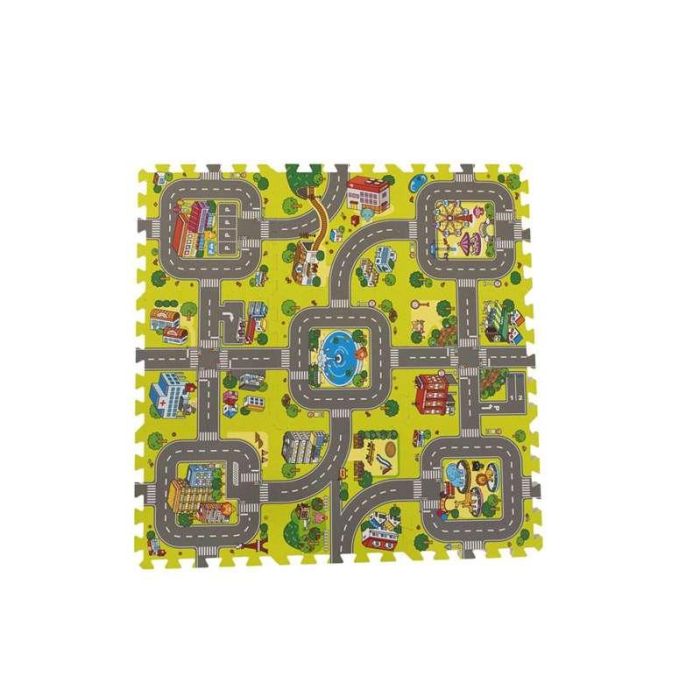 Creaciones Llopis Puzzle City Eva Set de Suelo Protector Modular 30x30x1cm Poliéster Creaciones Llopis Puzzle City Eva Set de Suelo Protector Modular 30x30x1cm Poliéster