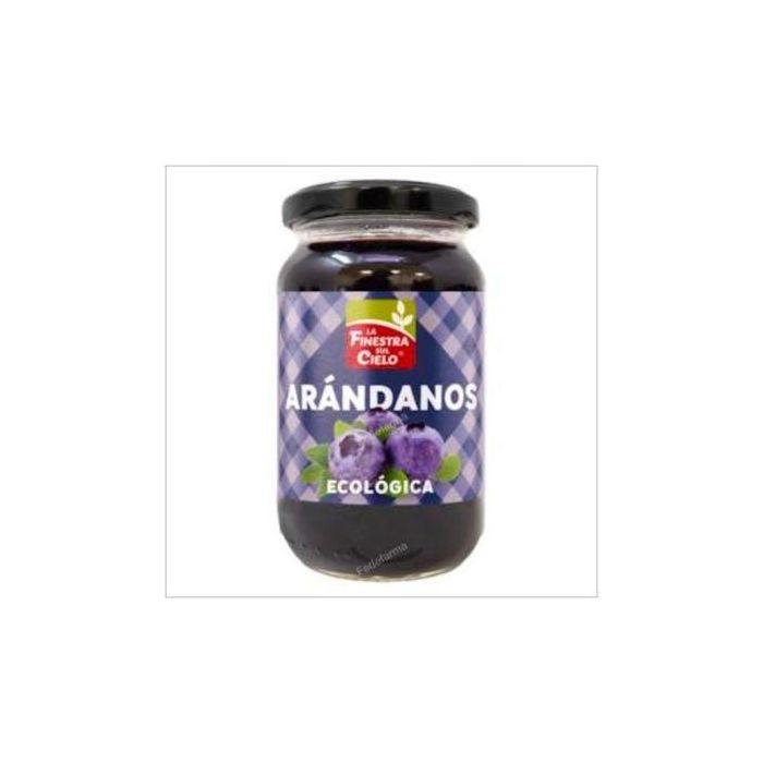 LA FINESTRA SUL CIELO Compota de Arándanos Bio 280g - Sin Azúcares Añadidos y Sin Gluten para Desayunos y Postres