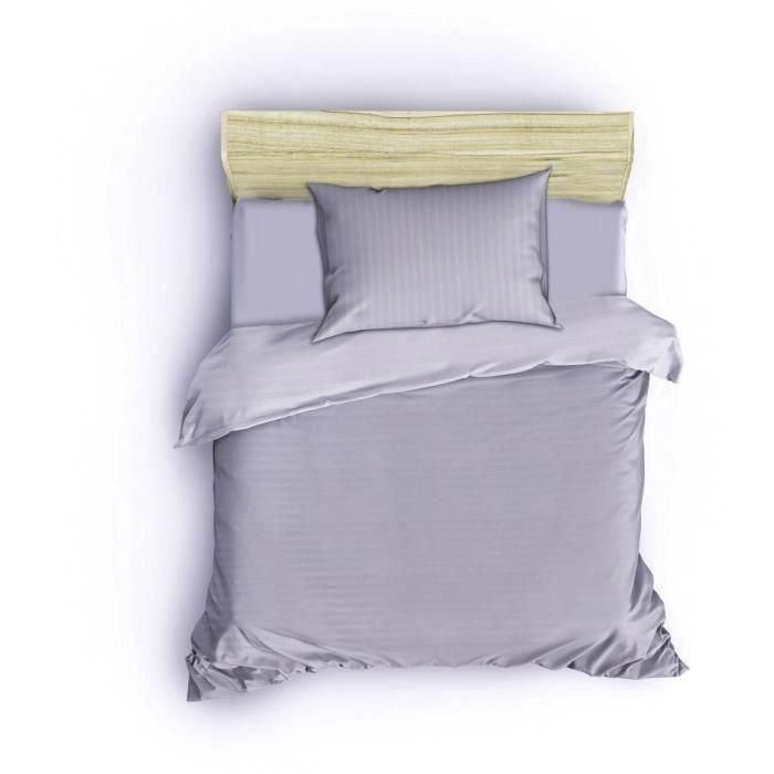 Blum ASI8683342999427 Juego de cama 220x240 cm - 1 funda nórdica + 2 fundas almohada 60x60 cm - 80% algodón, 20% poliéster - Gris 1