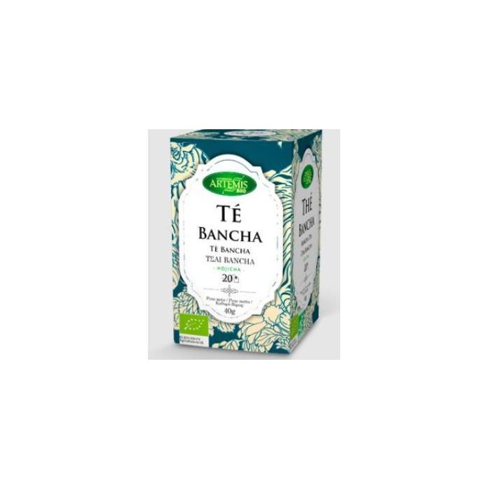 ARTEMIS BIO Té Bancha Hojicha 20 Bolsitas Ecológico, Infusión Refrescante y Bajo en Teína