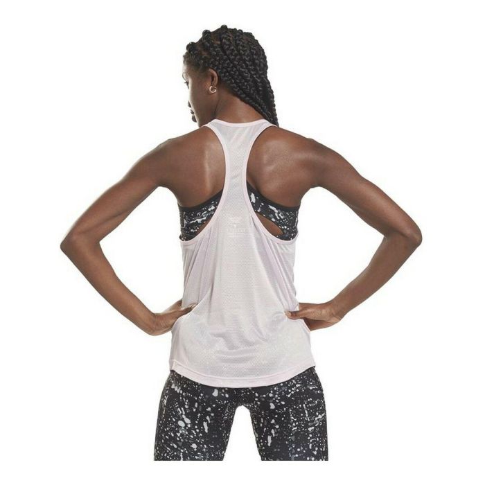 Camiseta de Tirantes Mujer Reebok Mesh Lavanda 3 Camiseta de Tirantes Mujer Reebok Mesh Lavanda 3