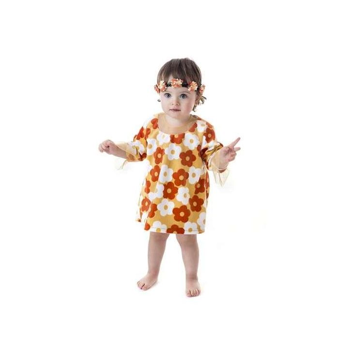 Disfraz bebe hippie vestido 1-2 años Disfraz bebe hippie vestido 1-2 años