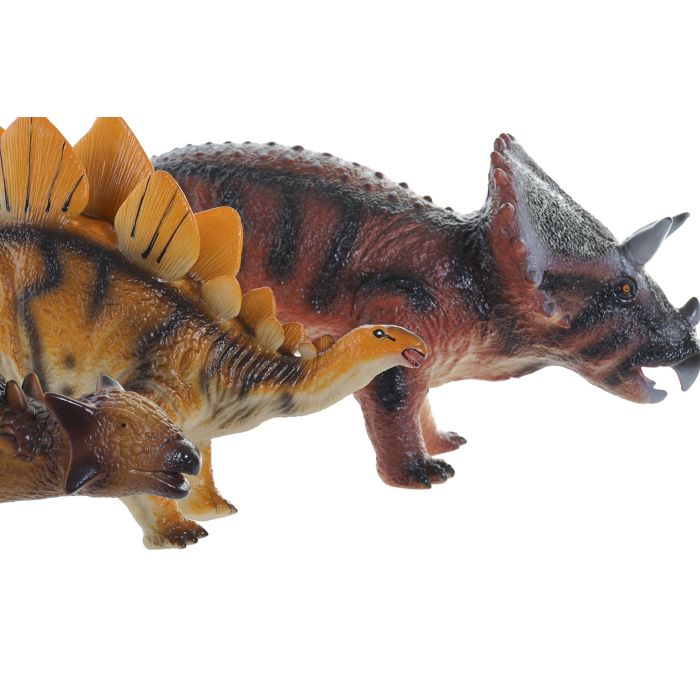 DKD Home Decor Juguete Dinosaurio Blando Multicolor 50 x 20 x 10 cm (12 Unidades) 2