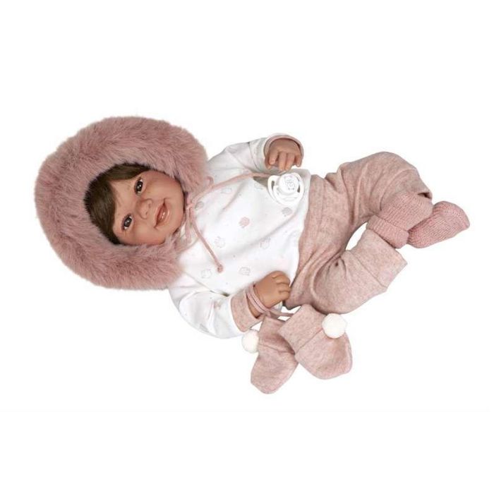 Muñeca ELEGANCE 45 CM ZOE ROSA C/MANOPLAS (MUÑECO DE PESO) 14