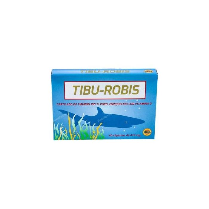 Robis Tibu 40 Cápsulas para Articulaciones y Cartílagos con Cartílago de Tiburón y Condroitina