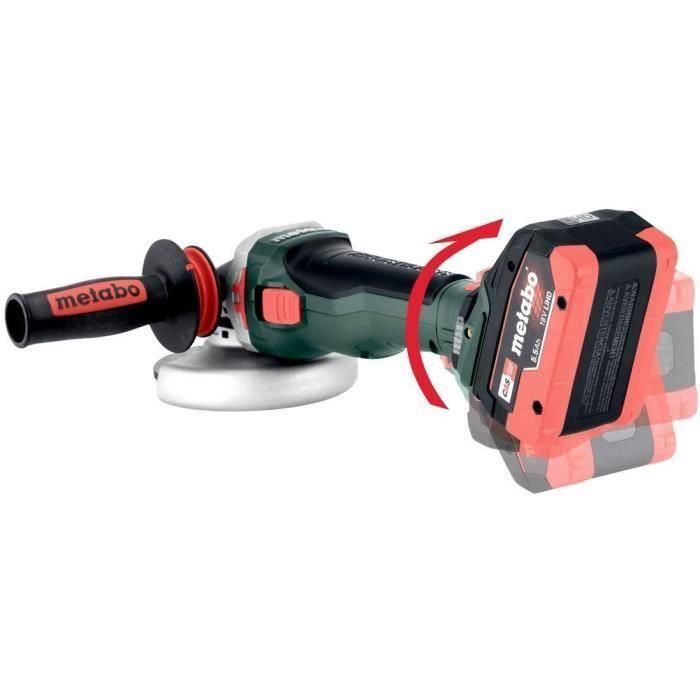 Amoladora angular a batería - METABO - WVB 18 LTX BL 15-125 Quick - 18 V - MetaBOX 165 L 1 Amoladora angular a batería - METABO - WVB 18 LTX BL 15-125 Quick - 18 V - MetaBOX 165 L 1