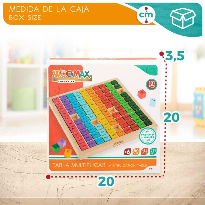 Juego de habilidad Woomax 101 Piezas 19 x 2 x 19 cm (6 Unidades) 1 Juego de habilidad Woomax 101 Piezas 19 x 2 x 19 cm (6 Unidades) 1