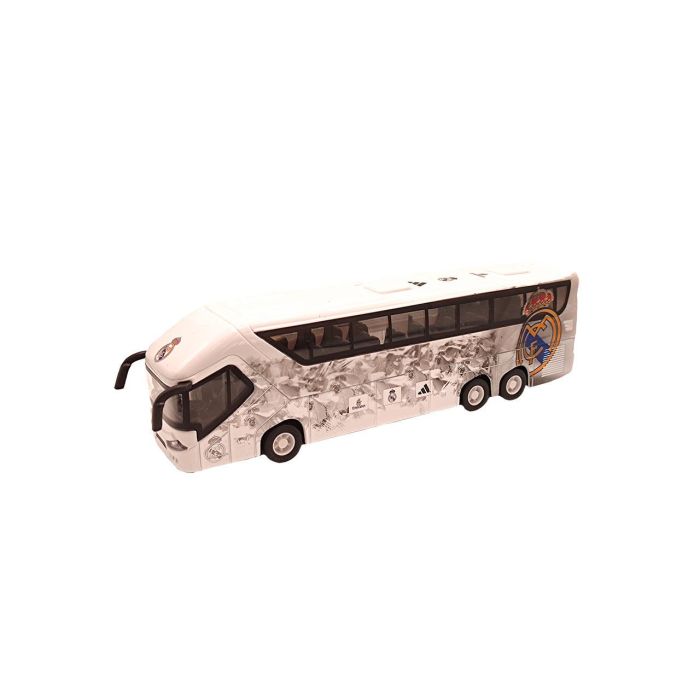 Bandai Autobus Retrofriccion Real Madrid C.F. Con Apertura Puertas Laterales Escala 1:50 2