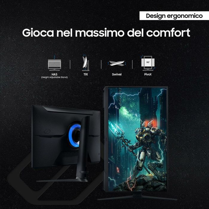 Samsung G30D Monitor Gaming 27" Full HD (1920x1080) 180Hz 1ms AMD FreeSync Negro 1
