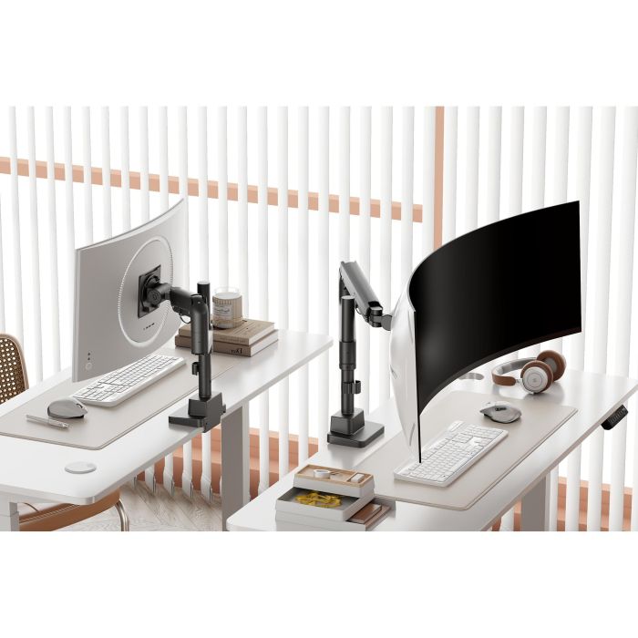 Digitus DA-70824 Soporte para Monitor Único, Abrazadera, 27 kg, hasta 57 pulgadas, Negro 5 Digitus DA-70824 Soporte para Monitor Único, Abrazadera, 27 kg, hasta 57 pulgadas, Negro 5
