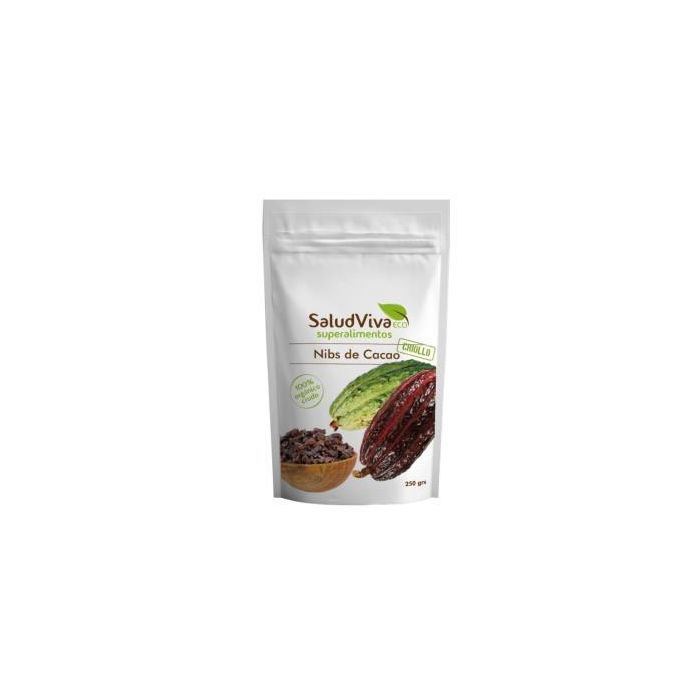 SALUD VIVA Nibs de Cacao 250g Ecológicos y Veganos - Alto Contenido de Magnesio