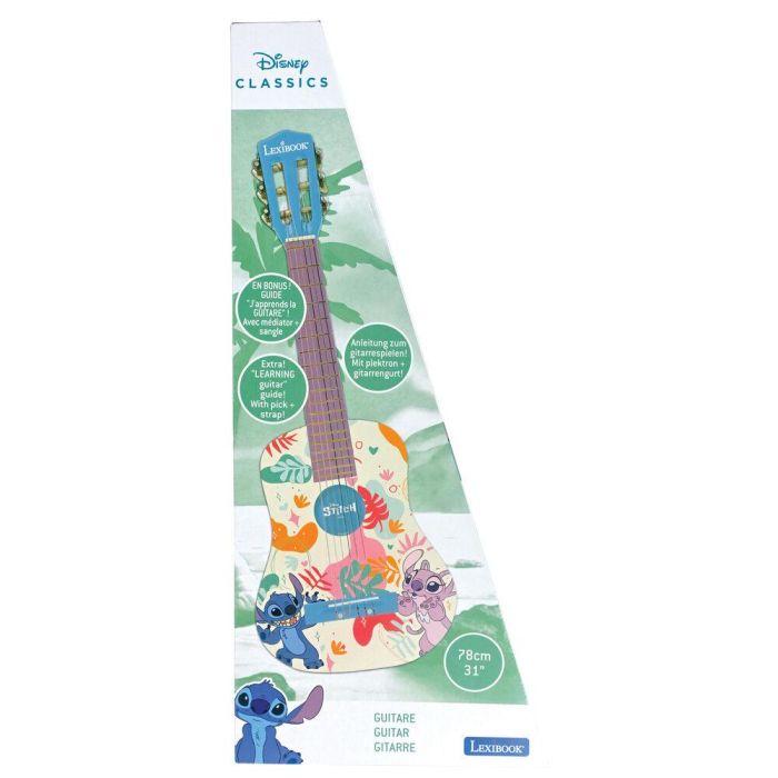 Guitarra Stitch Disney madera 2