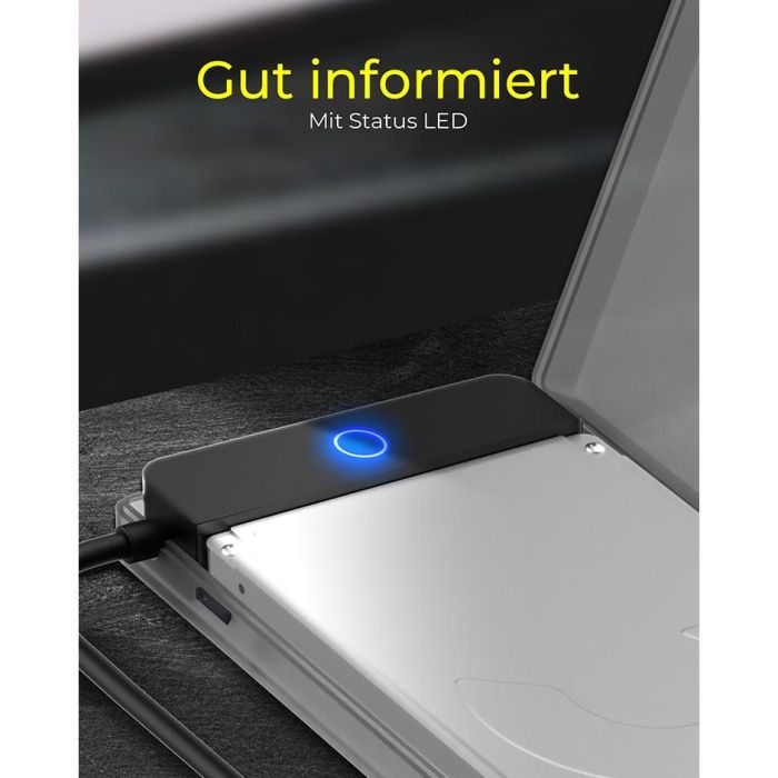 ICY BOX IB-AC603b-U3 USB 3.2 Gen 1 Adapterfür ein 2.5"" Laufwerk 5