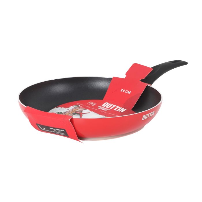 Sartén roja Soft T.Infinity de 24 cm - Quttin (6 Unidades) 4 Sartén roja Soft T.Infinity de 24 cm - Quttin (6 Unidades) 4