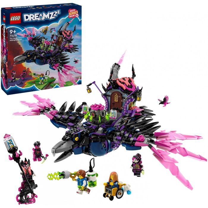 LEGO 71478 DREAMZzz El Cuervo de Medianoche de la Bruja Pesadilla - Set Modular 13 LEGO 71478 DREAMZzz El Cuervo de Medianoche de la Bruja Pesadilla - Set Modular 13