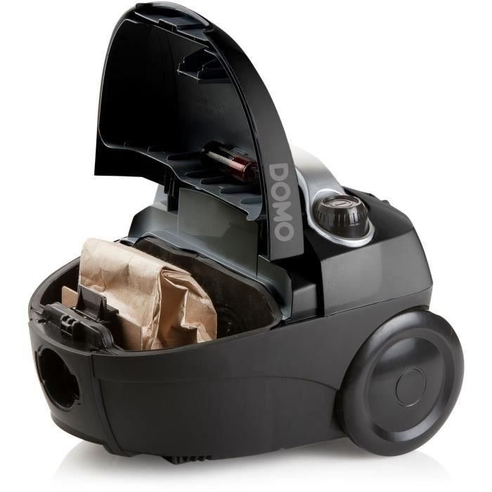 DOMO DO1033S - Aspiradora compacta con bolsa de 450 W - Filtro HEPA10. Radio de acción 7m. 1.5L BACTIA. 3 DOMO DO1033S - Aspiradora compacta con bolsa de 450 W - Filtro HEPA10. Radio de acción 7m. 1.5L BACTIA. 3
