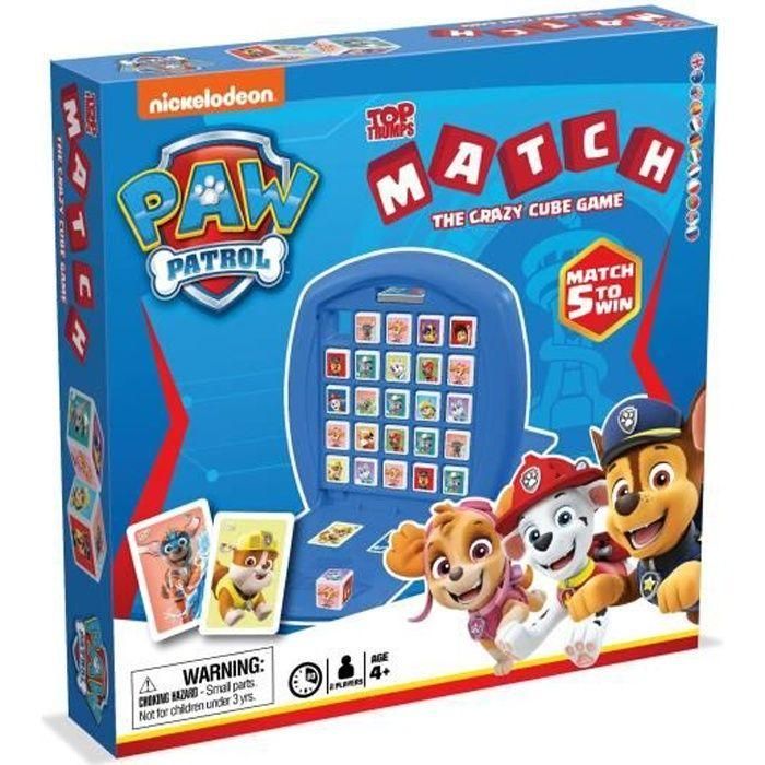 Winning Moves Juego Match Patrulla Canina - Juego de mesa de 5 cubos con personajes PAW Patrol, para 2 jugadores, +4 años 0 Winning Moves Juego Match Patrulla Canina - Juego de mesa de 5 cubos con personajes PAW Patrol, para 2 jugadores, +4 años 0
