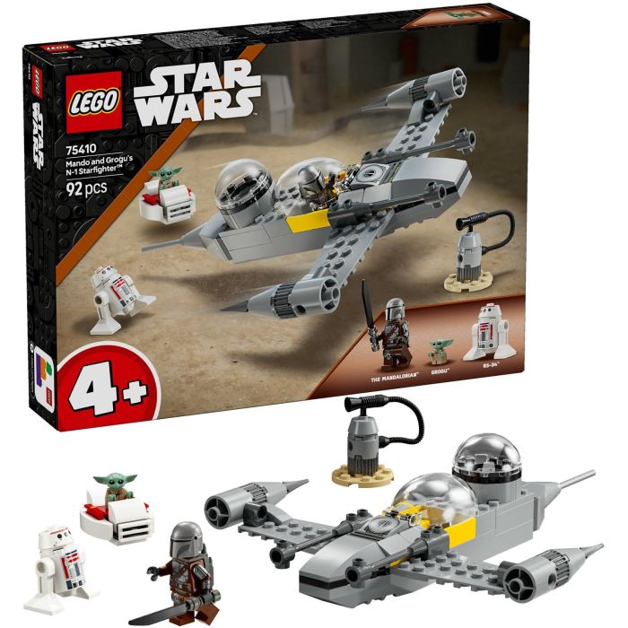 LEGO 75410 Caza Estelar N-1 de Mando y Grogu | Kit Juguete Construible Star Wars: The Mandalorian con El Mandaloriano, Grogu y R5-D4 14 LEGO 75410 Caza Estelar N-1 de Mando y Grogu | Kit Juguete Construible Star Wars: The Mandalorian con El Mandaloriano, Grogu y R5-D4 14
