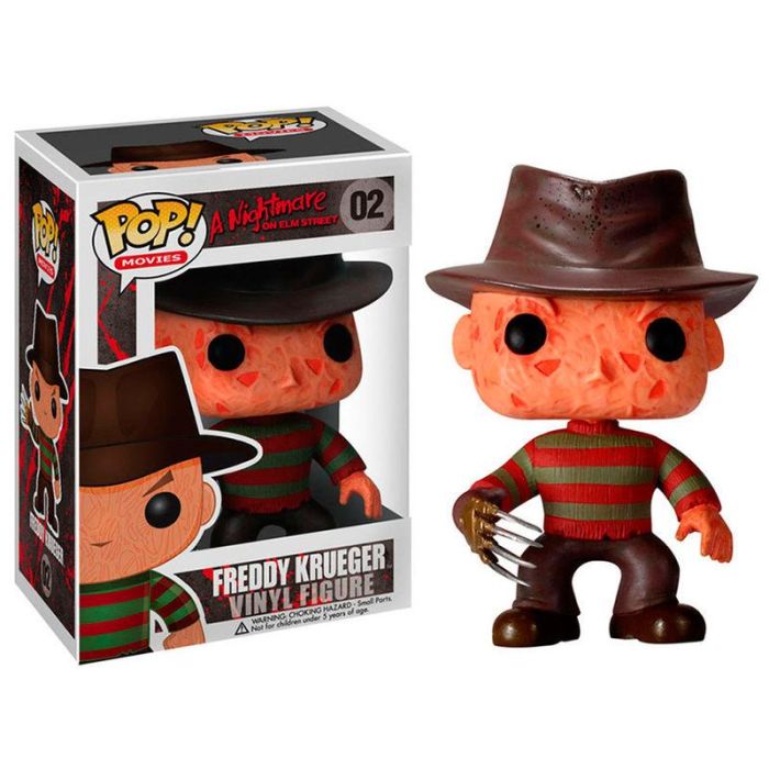 Funko Pop! Figura Freddy Krueger Pesadilla en Elm Street Coleccionable de Vinilo 9 cm Terror Clásico Caja Original