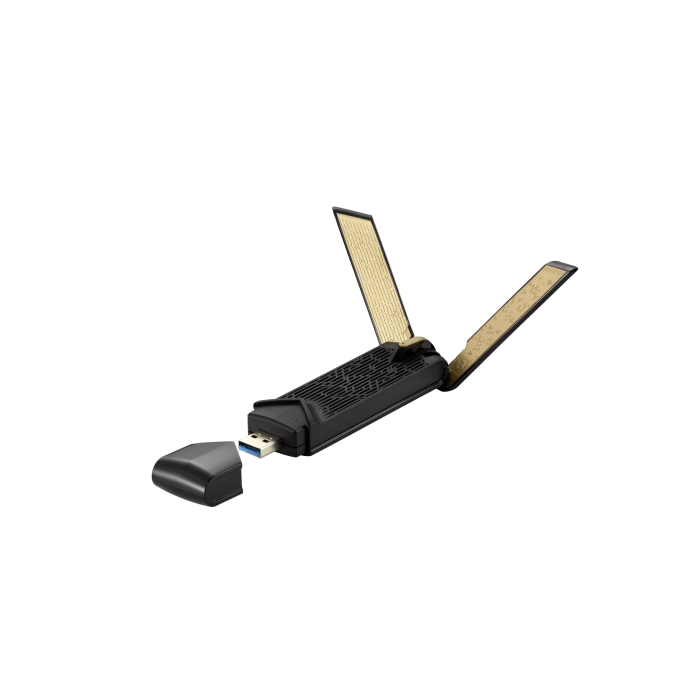 ASUS USB-AX56 Adaptador WiFi 6 1775 Mbit/s, Doble Banda, WPA3, Compatible con Windows/Linux, Negro/Oro 0 ASUS USB-AX56 Adaptador WiFi 6 1775 Mbit/s, Doble Banda, WPA3, Compatible con Windows/Linux, Negro/Oro 0
