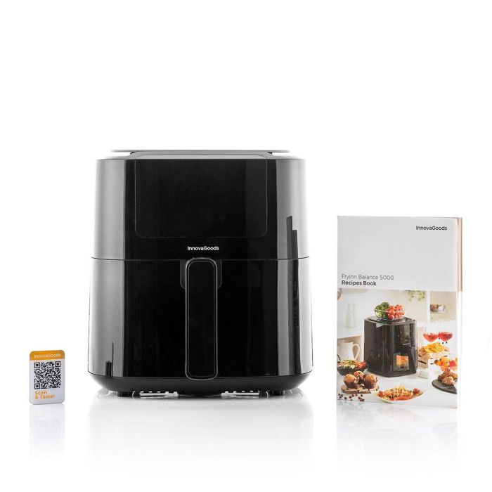Freidora de Aire con Báscula InnovaGoods Fryinn Balance 5000 Negro 1500 W 5 L Acero Inoxidable 2 Freidora de Aire con Báscula InnovaGoods Fryinn Balance 5000 Negro 1500 W 5 L Acero Inoxidable 2
