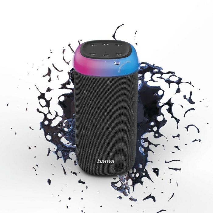 Hama Altavoz Shine 2.0 Negro - Bluetooth, 30W, Luz de Ambiente, Estéreo, IPX4, Batería Recargable 2 Hama Altavoz Shine 2.0 Negro - Bluetooth, 30W, Luz de Ambiente, Estéreo, IPX4, Batería Recargable 2