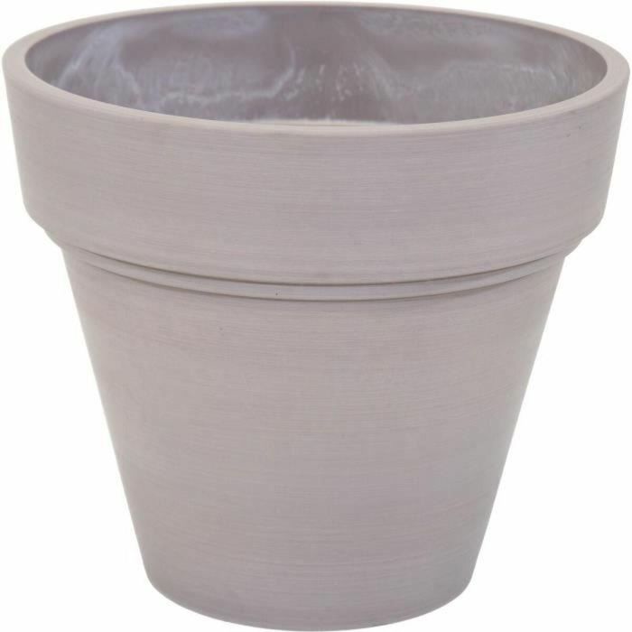 Mega Collections 130830 Maceta Jardinera Ecostone Ø 35 cm H 30 cm Taupe