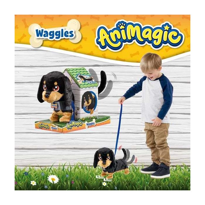 Bizak Waggles Mi Perrito Salchicha 64559091 Peluche Interactivo que camina, ladra y mueve la cola con correa incluida 15